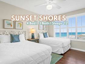 4 Bedroom Gulf View Condos Perfect for Family Vacation 