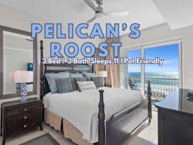 Beach Retreat 411 top floor Beautiful 3 BR/3BA with Gre