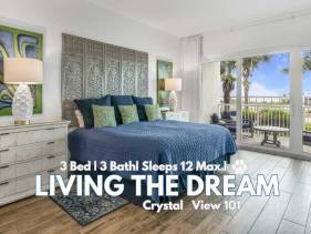 Crystal View 101 3 Bedrooms | 3 Baths | Accommodates 9 