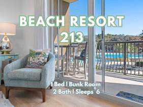 Beach Resort 213 Perfect Pool View. Convenient Access