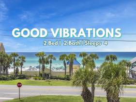 New Rental | Great View | Sleeps 4| Beach Service Inclu