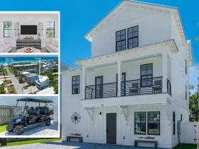 Flamingo: Steps to Beach | Pool & Golf Cart