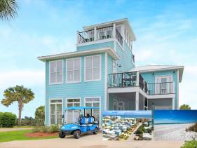 Sunkissed: Oceanview Pool Golf Cart 6 Bed