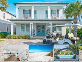 Breeze: New. 2 blocks to beach - Sleeps 26