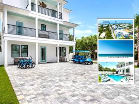 Azure: New! Sleeps 22! Beach!