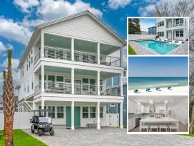 Iris:Sleeps 20  Pool  Beach