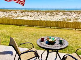 Gulf Front Ground Floor Condo w/Marina
