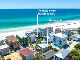 Shipwatch: Ocean views!  Direct beach access