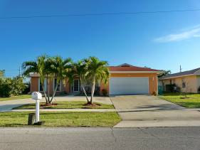 Pet-friendly home with pool and dock with gulf access