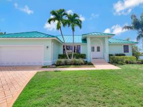 Pet-friendly waterfront home on key lot with view