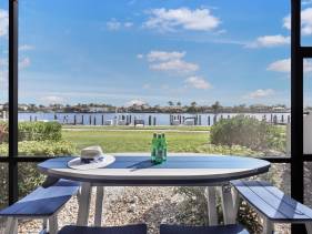Rare walkout condo walk to beach and restaurants