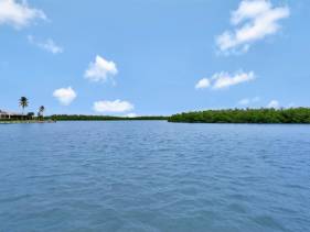 Waterfront home on key lot with pool/view of river