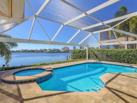 Waterfront home with spectacular view, pool and spa