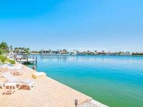 Waterfront home with pool, spa and 2nd floor balcony