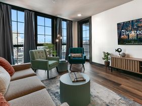 Bohemian Elegance: 2BR Gem Condo with Balcony