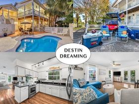 Destin Dreaming -Crystal Beach-Pool-Golf Cart-Carriage 