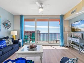 Penthouse with Beautiful Beach Views! 1 Bedroom, 2 Bath