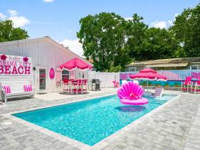 Pink Prerogative Beach Bungalow