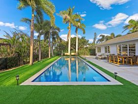 Pet-friendly inland home with resort style yard/pool