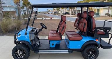 New 6-seater golf cart included in your stay
