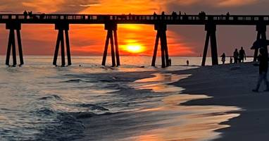 Stunning emerald coast sunsets right from your private 18th-floor balcony.