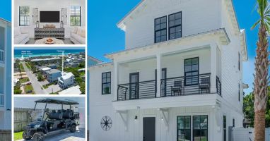 Sleeps 24 and less than 500 ft. from beautiful sugar sand beaches
