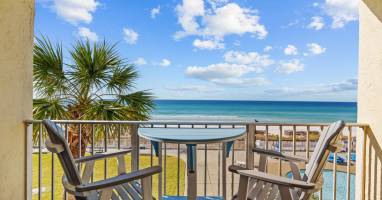 Private balcony with seating and an incomparable view