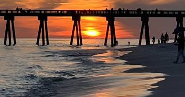 Stunning emerald coast sunsets right from your private 9th-floor balcony.