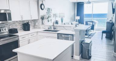Kitchen and Living Room