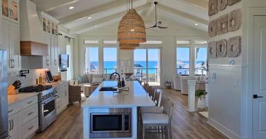 Kitchen with Gulf Views
