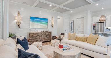 Our open concept living area features luxurious sofas that are so comfortable, you won't want to leave! Relax in style and comfort in this spacious and welcoming space.