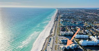Talk about a prime location! You're steps away from soaking your toes in emerald waters and sugary white Miramar beach, directly across the street. 
