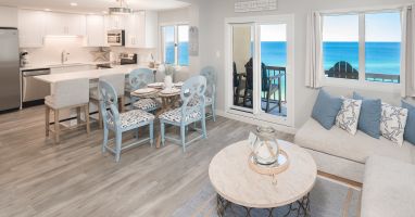 Welcome to your oceanfront paradise. Beautiful views of the gulf everywhere.