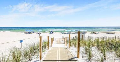 Walkway to beach