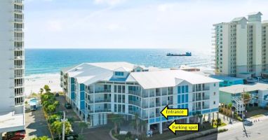 Sea Glass - Drone view from street