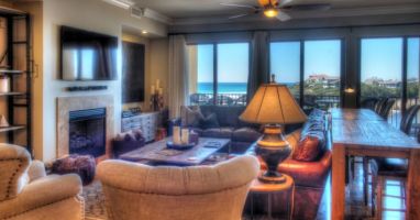 Enjoy the View as well as the upscale furnishings
