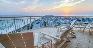 Enjoy The Sunset While Sitting on One of the many Balconies!