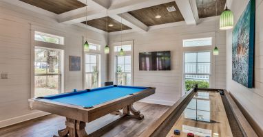 Pool table AND shuffleboard table for quality time with family/friends!