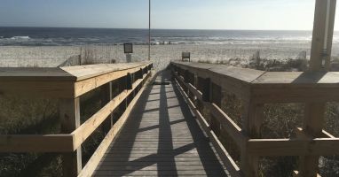 Boardwalk onto Beach