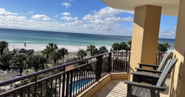 Wrap Balcony has a perfect view of the pool and the beach!