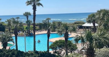 Endless views of our beautiful grounds, beach &amp; massive pool
