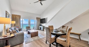 Living room and the view