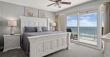 Master Bedroom with a View and Balcony Entry 