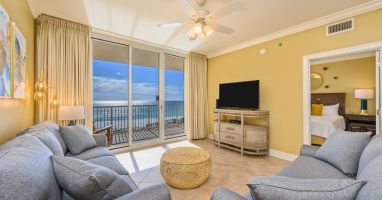 Welcome to our Newly REMODELED 3-bed Condo with Coastal Glam throughout