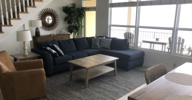 Newly redecorated and furnished living room