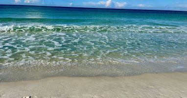 Just steps away from the water