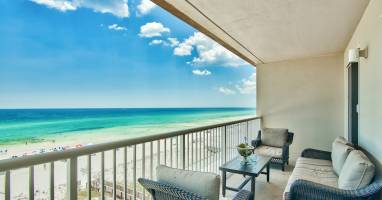 Our large balcony is the perfect place to begin and end the day!