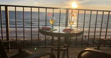Enjoy stunning sunsets from your private balcony!
