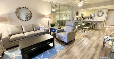 WELCOME! - Living Area - Unit 610 Inn at Crystal Beach