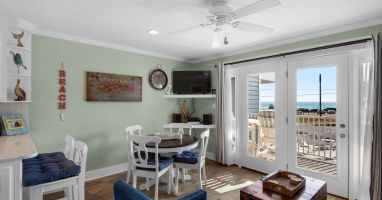 Living room with Gulf Views